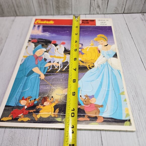 Vintage Golden Frame Tray Puzzle Cinderella - Walt Disney Classics - Picture 3 of 4